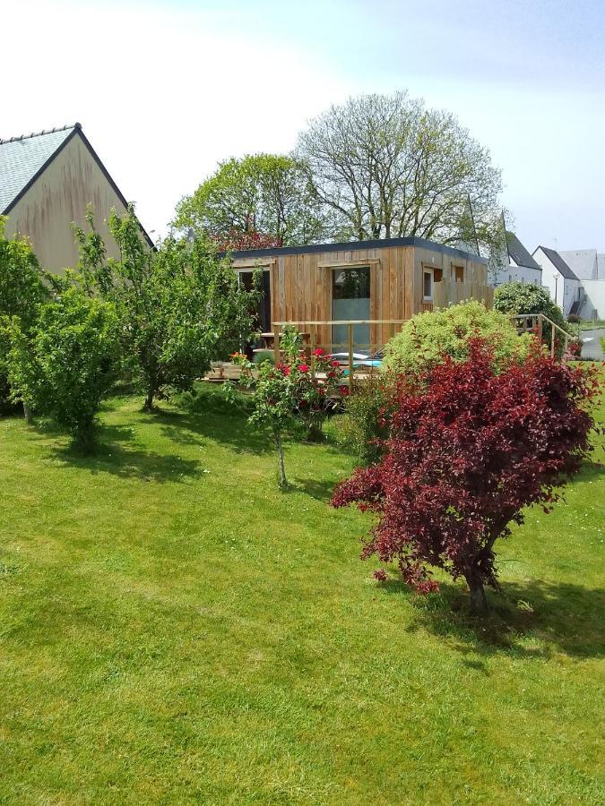 Tiny House Dans Jardin Arbore Perros-Guirec Exterior photo